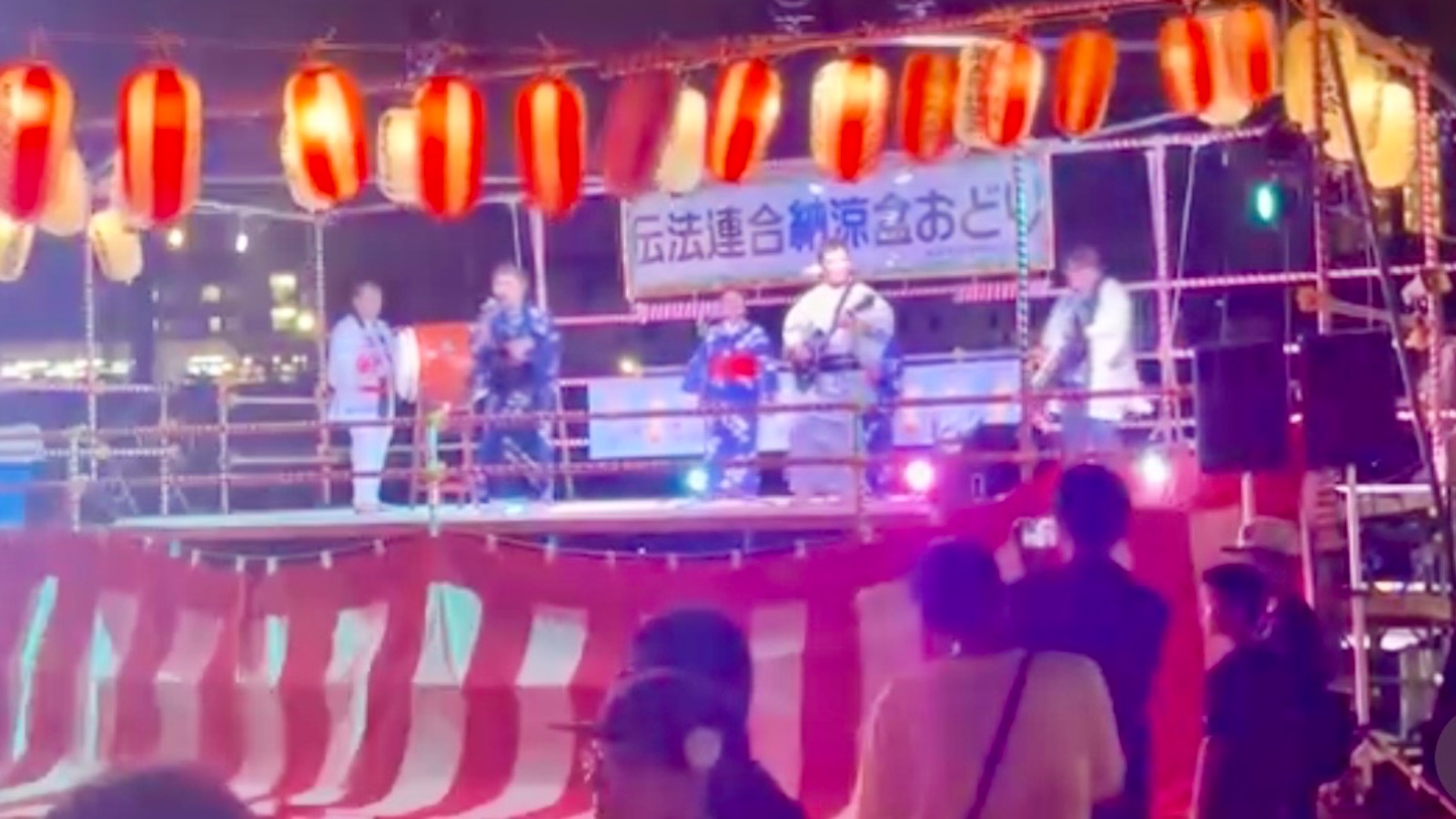 伝法納涼盆踊り大会の告知画像