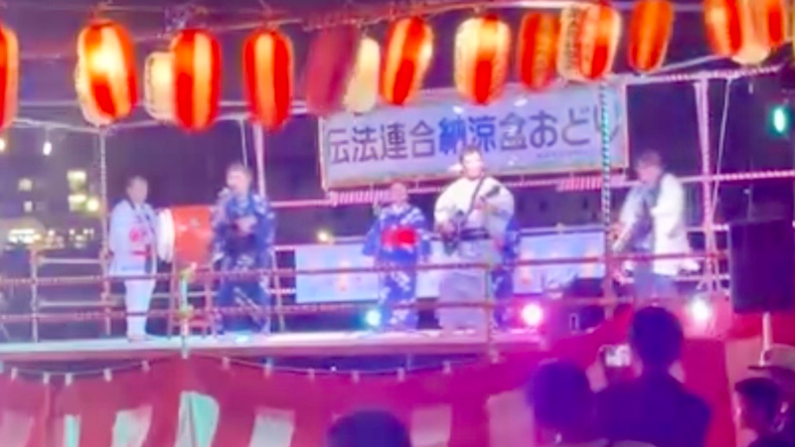 伝法納涼盆踊り大会の告知画像